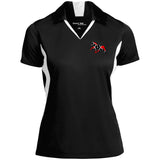 Rebel on the Rail Tennessee Walking Horse Pleasure LST655 Ladies' Colorblock Performance Polo