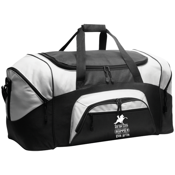 HAPPILY EVER AFTER (TWH Performance) wht BG99 Colorblock Sport Duffel