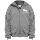 Tennessee Walker 4HORSE PC90YZH Youth Full Zip Hoodie