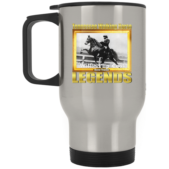 WILLIE FLIP COOK (Legends Series) XP8400S Silver Stainless Travel Mug
