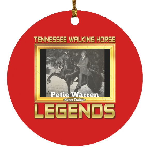 PETIE WARREN (Legends Series) SUBORNC Circle Ornament