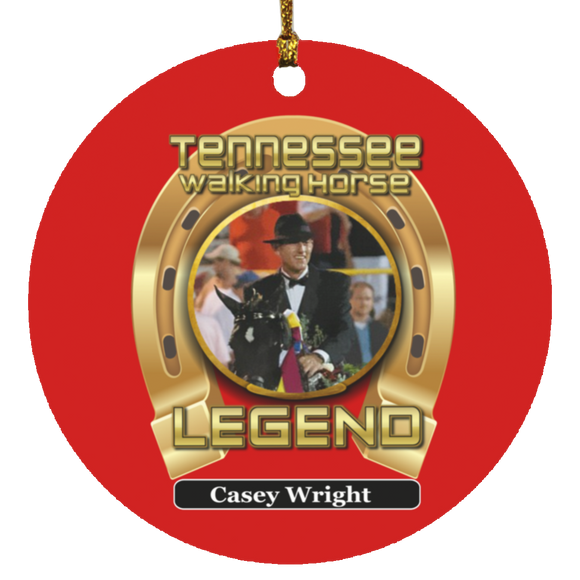 Casey Wright (Legends Series) SUBORNC Circle Ornament