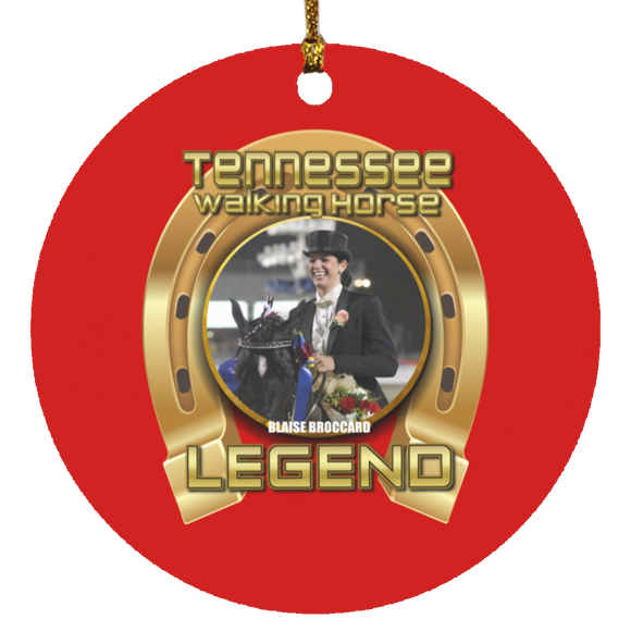 BLAISE BROCCARD (Legends Series) SUBORNC Circle Ornament