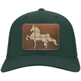 AMERICAN SADDLEBRED LEATHER PATCH (BURBURY) CP80 Twill Cap - Patch