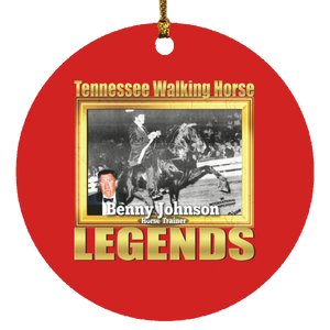 BENNY JOHNSON (Legends Series) SUBORNC Circle Ornament