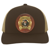 JOHN ALLAN CALLAWAY (Legends Series) Round Leather Patch 104C Trucker Snap Back - Patch