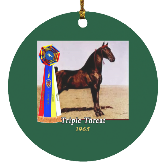WGC TRIPLE THREAT SUBORNC Circle Ornament