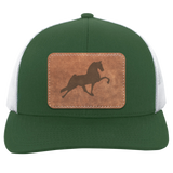 TENNESSEE WALKING HORSE PERFORMANCE LEATHER 104C Trucker Snap Back - Patch