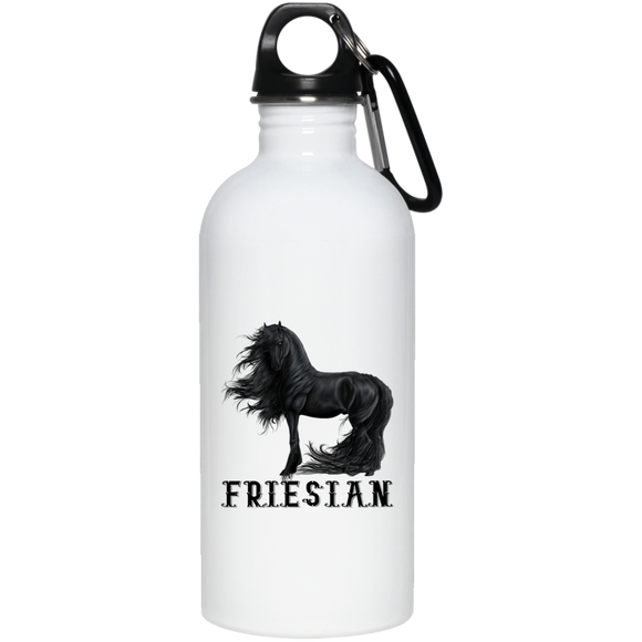 FRIESIAN STYLE 1 4HORSE 23663 20 oz. Stainless Steel Water Bottle