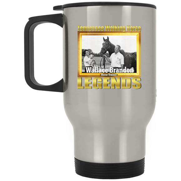 WALLACE BRANDON (Legends Series) XP8400S Silver Stainless Travel Mug