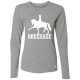 Dressage style 1(WHITE) 4HORSE 64LTTX Ladies’ Essential Dri-Power Long Sleeve Tee
