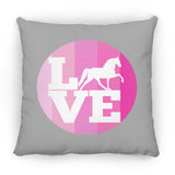 LOVE TWH PLEASURE SHADES OF PINK ZP18 Large Square Pillow