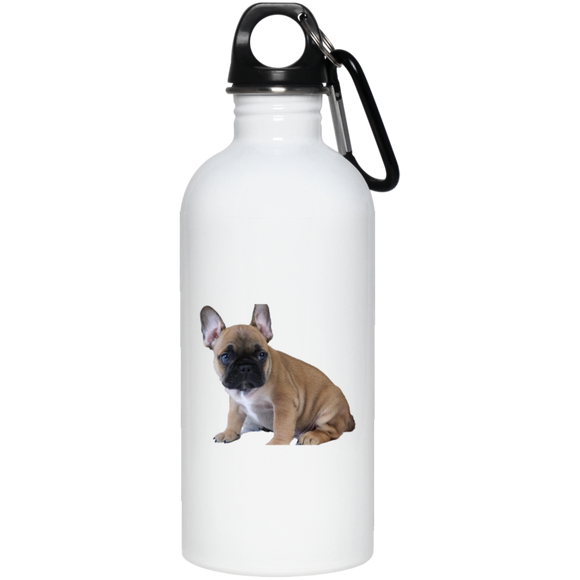 FRENCHIE PUPPY (4) 23663 20 oz. Stainless Steel Water Bottle