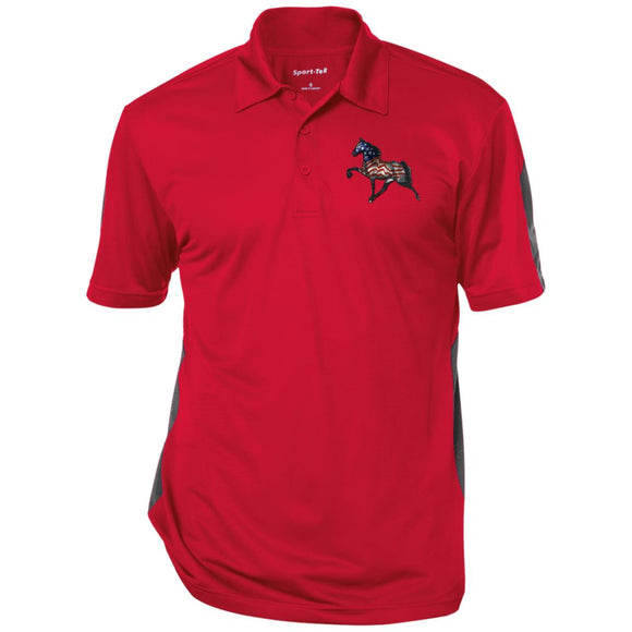 Tennessee Walking Horse Performance All American ST695 Performance Textured Three-Button Polo