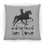 SHE FOUND HER LOVE (TWH pleasure)Bblack art ZP16 Medium Square Pillow