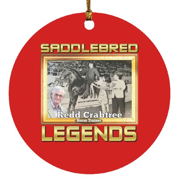 REDD CRABTREE (Legends Series) SUBORNC Circle Ornament