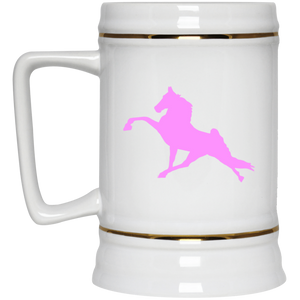 Tennessee Walking Horse Performance (light pink) 22217 Beer Stein 22oz.