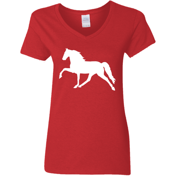 Tennessee Walking Horse (Pleasure) - Copy G500VL Ladies' 5.3 oz. V-Neck T-Shirt