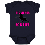 Big Licker for Life Pink 4424 Infant Fine Jersey Bodysuit
