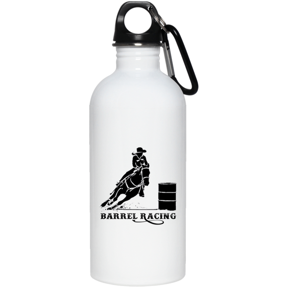 BARREL  ART TUMBLER 4HORSE 23663 20 oz. Stainless Steel Water Bottle