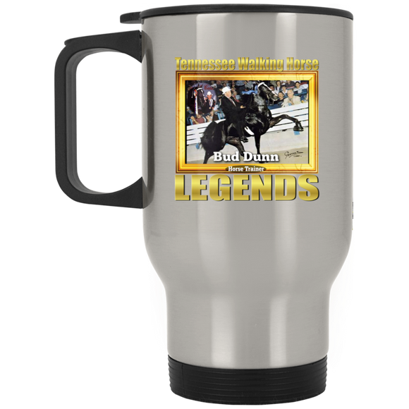 BUD DUNN (Legends Series) XP8400S Silver Stainless Travel Mug