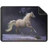 PALOMINO HORSE 1 BSHL Premium Black Sherpa Blanket 60x80