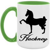 HACKNEY DESIGN 1 (black) 4HORSE AM15OZ 15oz. Accent Mug