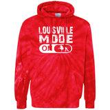 LOUISVILLE MODE final 782017 CD877 Unisex Tie-Dyed Pullover Hoodie