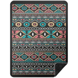 AZTEC 1 BSHL Premium Black Sherpa Blanket 60x80