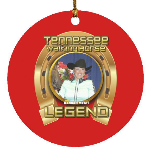 HANNAH MYATT (Legends Series) SUBORNC Circle Ornament