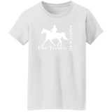 MISSOURI FOX TROTTER (white) 4HORSE G500L Ladies' 5.3 oz. T-Shirt