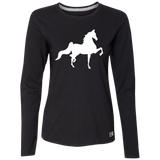 American Saddlebred (white) 64LTTX Ladies’ Essential Dri-Power Long Sleeve Tee