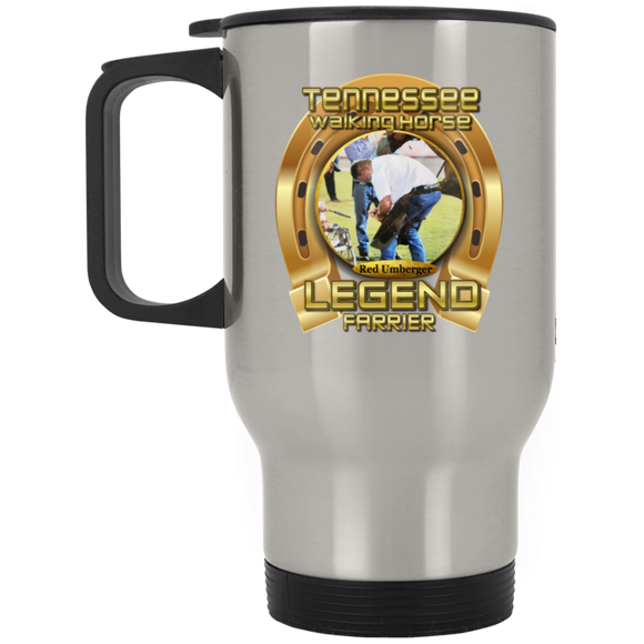 RED UMBERGER (TWH LEGENDS) XP8400S Silver Stainless Travel Mug