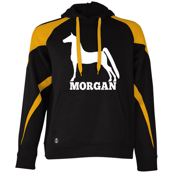 Morgan 229546 Athletic Colorblock Fleece Hoodie