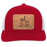 TURNIN AND BURNIN ON LEATHER 104C Trucker Snap Back - Patch