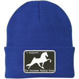 I SUPPORT THE TWH -RECTANGLE CP90 Knit Cap - Patch