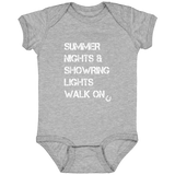 Summer Nights Showring Lights Walk On 4424 Infant Fine Jersey Bodysuit