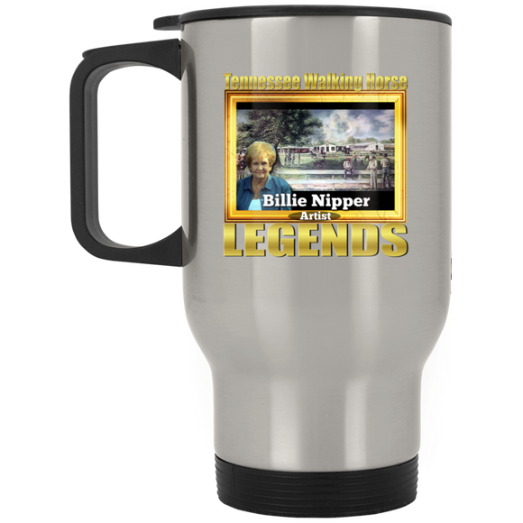 BILLIE NIPPER (Legends Series) XP8400S Silver Stainless Travel Mug