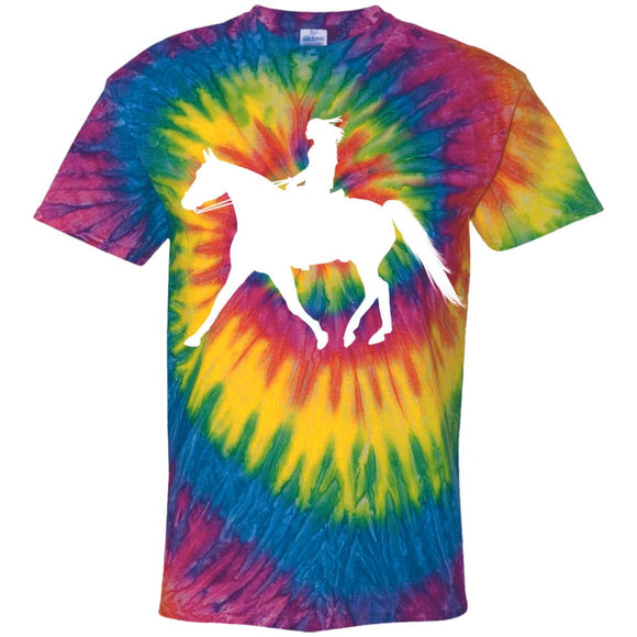 Missouri Fox Trotter LADY FINAL ART WHITE CD100Y Youth Tie Dye T-Shirt