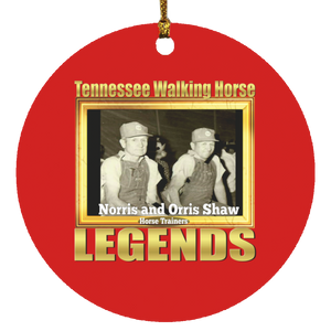 THE SHAW TWINS (Legends Series) SUBORNC Circle Ornament