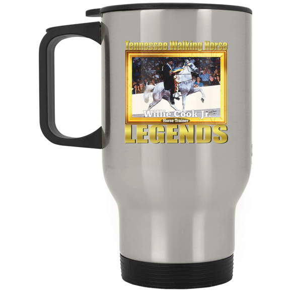 WILLIE COOK JR (Legends Series) XP8400S Silver Stainless Travel Mug