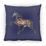Tennessee Walking Horse Performance All American ZP14 Small Square Pillow