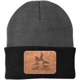 TURNIN AND BURNIN ON LEATHER CP90 Knit Cap - Patch