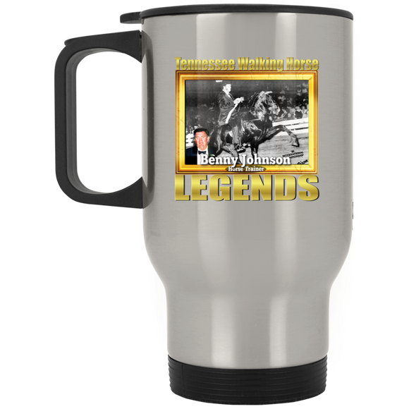 BENNY JOHNSON (Legends Series) XP8400S Silver Stainless Travel Mug