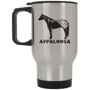 APPALOOSA STYLE 1 4HORSE XP8400S Silver Stainless Travel Mug