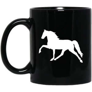 Tennessee Walking Horse (Pleasure) BM11OZ 11oz Black Mug