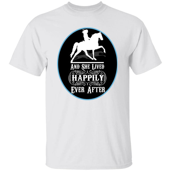 SHE LIVED HAPPY EVERY AFTER TWH PLEASURE G500 5.3 oz. T-Shirt