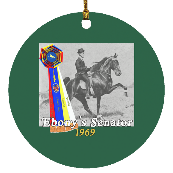 WGC EBONYS SENATOR SUBORNC Circle Ornament