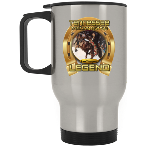 RUSS THOMPSON (TWH LEGENDS) XP8400S Silver Stainless Travel Mug