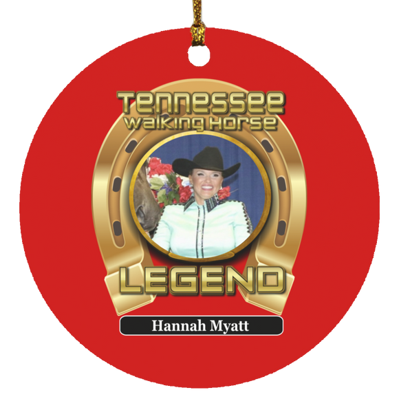 Hannah Myatt (Legends Series) SUBORNC Circle Ornament